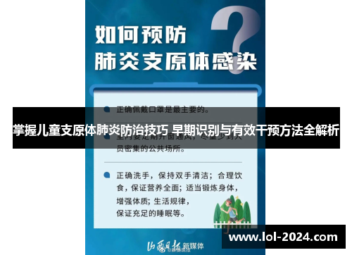 掌握儿童支原体肺炎防治技巧 早期识别与有效干预方法全解析